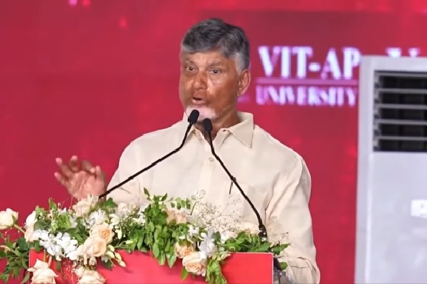 CM Chandrababu attended the 'V-Launchpad 2025' startup expo at VIT University, sharing development plans for Visakhapatnam and Rayalaseema, and focusing on future growth.