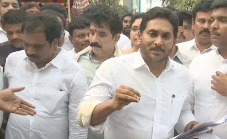 Jagan visits Simhachalam victims' families, blames govt for negligence in festival planning and demands strict action and higher compensation.