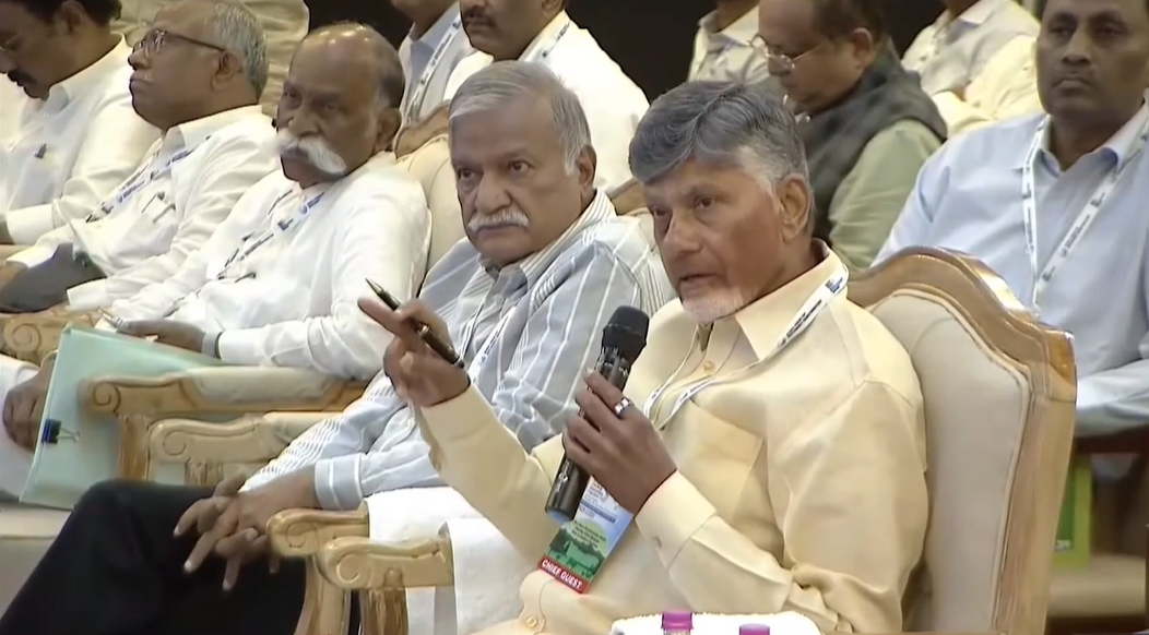 CM Chandrababu suggests developing a WhatsApp-based app to provide farmers with crop, market, and loan services in one place.