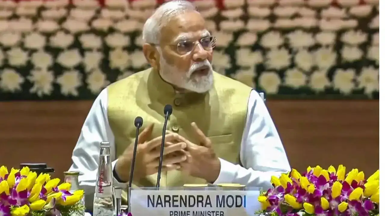 At NITI Aayog meet, PM Modi urges unity while opposition CMs raise concerns over resource allocation.