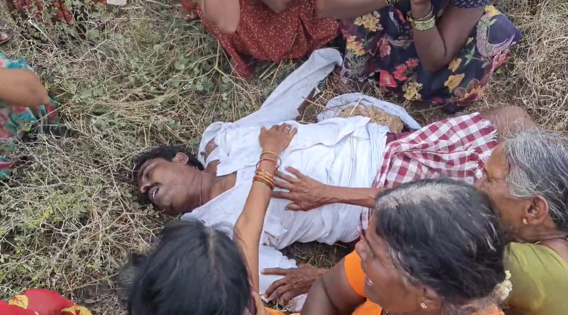 Two TDP members were brutally killed in Bodhilaveedu near Veldurthi as they were rammed by a Scorpio. Police have registered a case and are investigating.