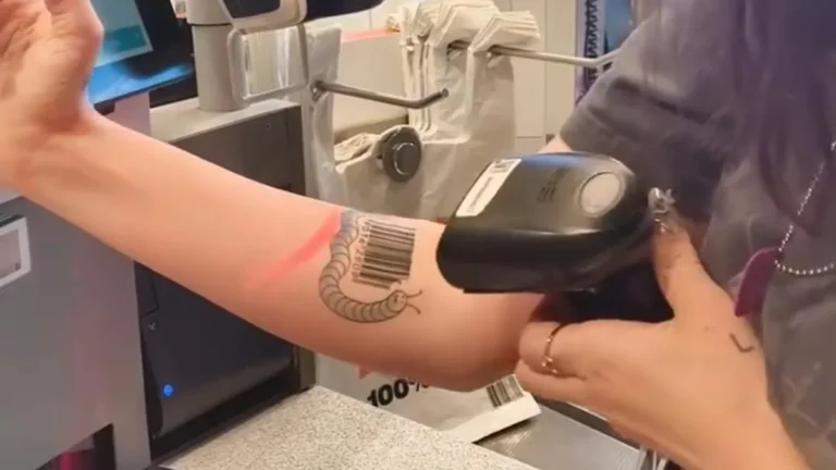 A Swiss woman amazed everyone by tattooing a Red Bull barcode on her hand — and it actually scans in stores!