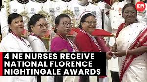 Shubhavathi Honored with Florence Nightingale Award