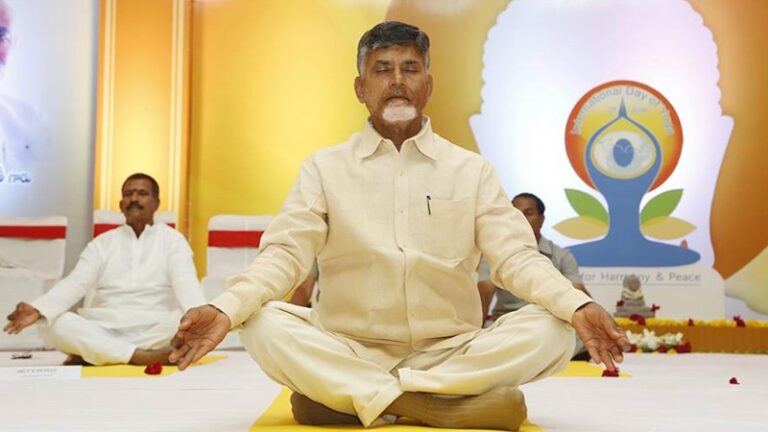 CM Chandrababu oversees grand arrangements for Yogandhra, aiming for world record with over 3.4 lakh participants in Visakhapatnam.