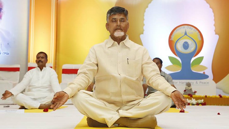 CM Chandrababu oversees grand arrangements for Yogandhra, aiming for world record with over 3.4 lakh participants in Visakhapatnam.